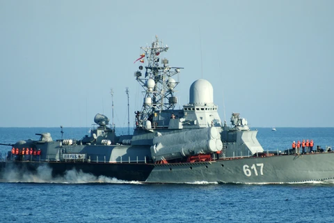Một tàu của Hải quân Nga. (Nguồn: RIA Novosti)
