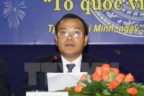Thứ trưởng Bộ Ngoại giao, Chủ nhiệm Ủy ban Nhà nước về người Việt Nam ở nước ngoài Vũ Hồng Nam. (Ảnh: Thanh Vũ/TTXVN)