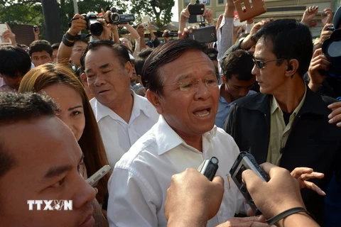 Phó Chủ tịch thứ nhất Quốc hội Campuchia Kem Sokha. (Nguồn: AFP/TTXVN)