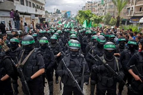 Các tay súng Hamas. (Nguồn: AP)