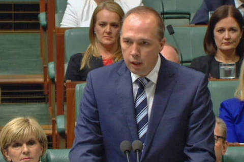 Bộ trưởng Nhập cư và Bảo vệ Biên giới Australia Peter Dutton. (Nguồn: abc.net.au)