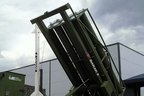 Tên lửa Barak-8. (Nguồn: indianexpress.com)