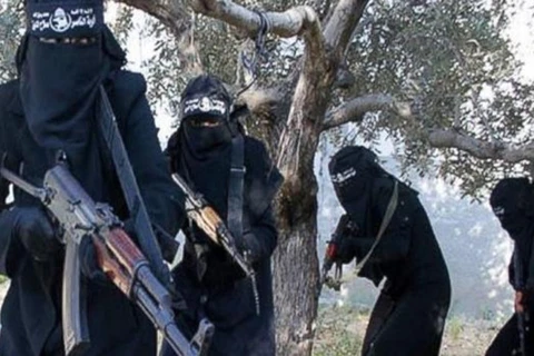 Các nữ chiến binh IS. (Nguồn: alarabiya.net)