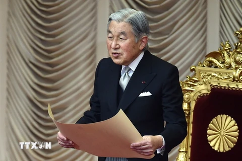 Nhật hoàng Akihito. (Nguồn: AFP/TTXVN)