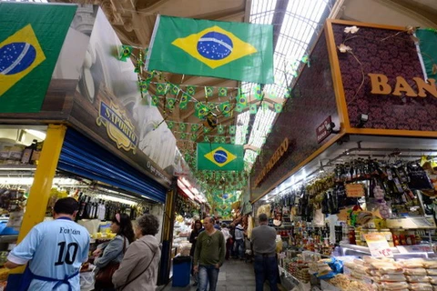 Một khu chợ ở Brazil. (Nguồn: worldbulletin.net)