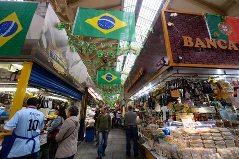 Một khu chợ ở Brazil. (Nguồn: worldbulletin.net)