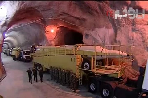 Đường hầm chứa tên lửa của Iran (Nguồn: RT)