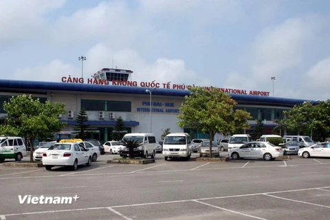Cảng hàng không Quốc tế Phú Bài. (Ảnh: Quốc Việt/Vietnam+)