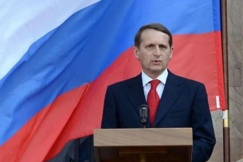 Chủ tịch Duma quốc gia Nga Sergei Naryshkin. (Nguồn: armedia.am)