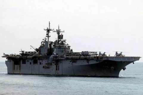 Tàu USS Boxer LHD. (Nguồn: Reuters)