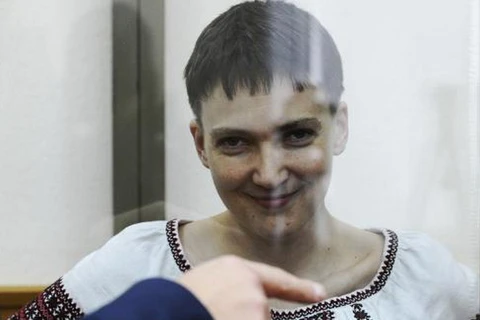 Nữ phi công người Ukraine Nadezhda Savchenko. (Nguồn: theaustralian.com.au)