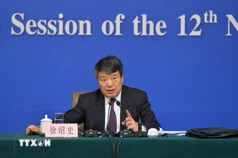 Người đứng đầu Ủy ban Cải cách và Phát triển quốc gia Trung Quốc Từ Thiệu Sử. (Nguồn: THX/TTXVN)