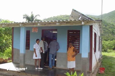 Một phòng khám bệnh thuộc hệ thống Bác sỹ gia đình ở vùng núi tỉnh Pinar del Rio, miền Tây Cuba. (Ảnh: Duy Truyền/TTXVN)