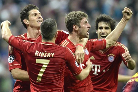Bayern Munich rất 'sáng cửa' tại vòng 1/8 Champions League. (Nguồn: AFP)