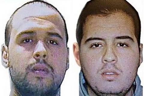 Ibrahim El Bakraoui (phải) và em trai Khalid El Bakraoui. (Nguồn: AFP)