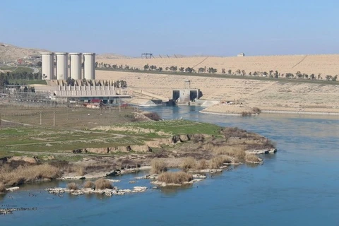 Đập thủy điện Mosul. (Nguồn: thenational.ae)