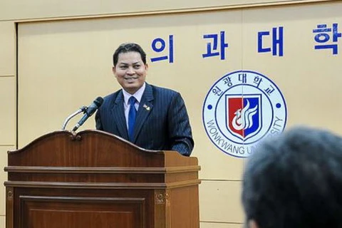 Đại sứ Campuchia tại Hàn Quốc Suth Dina. (Nguồn: phnompenhpost.com)