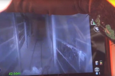 Hình ảnh về đường hầm Israel mới phát hiện. (Nguồn: ​BBC)