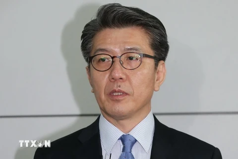 Đặc phái viên Mỹ về Triều Tiên Sung Kim. (Nguồn: Yonhap/TTXVN)