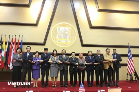 Các đại biểu tại vuộc họp JCC ASEAN-Mỹ. (Ảnh: Đỗ Quyên/Vietnam+)