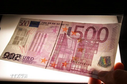 Đồng 500 euro. (Nguồn: Reuters/TTXVN)