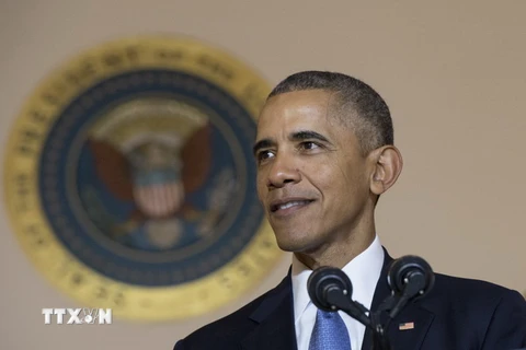 Tổng thống Hợp chúng quốc Hoa Kỳ Barack Obama. (Nguồn: EPA/TTXVN)