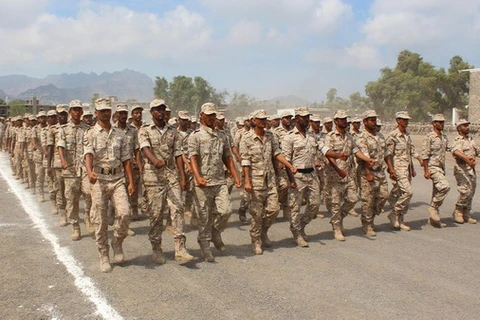 Một trung tâm tuyển quân ở Yemen. (Nguồn: AFP)