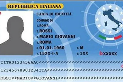 Thẻ căn cước công dân Italy. (Nguồn: La Repubblica)