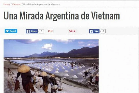 Bài viết về Việt Nam trên tờ Resumen Latinoamericano.