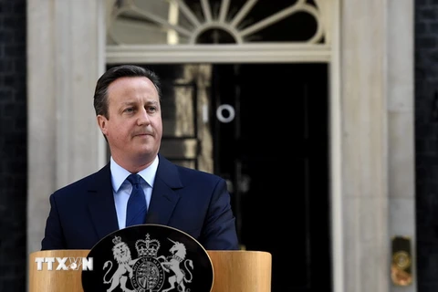 Thủ tướng Anh David Cameron. (Nguồn: EPA/TTXVN)