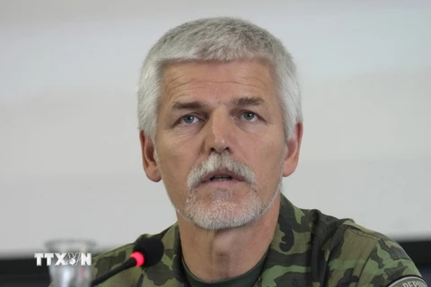 Chủ tịch Ủy ban quân sự NATO, Tướng Petr Pavel. (Nguồn: AFP/TTXVN)