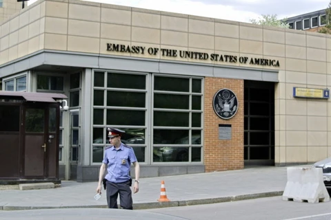 Đại sứ quán Mỹ tại Moskva. (Nguồn: AP)