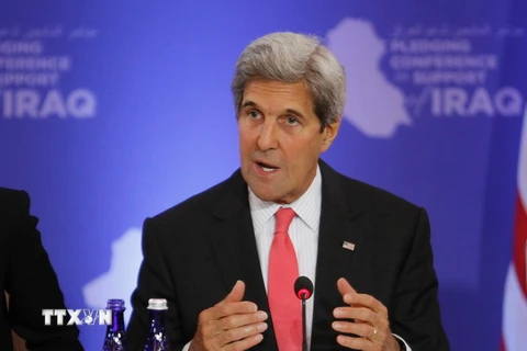 Ngoại trưởng Mỹ John Kerry. (Nguồn: AFP/TTXVN)