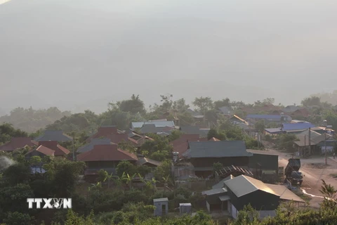 Một góc khu tái định cư thủy điện Sơn La. (Ảnh: Nguyễn Duy/TTXVN)