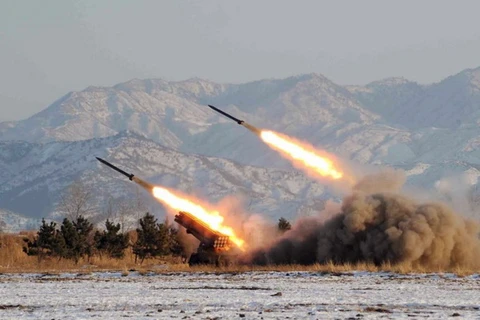 Một vụ phóng tên lửa của Triều Tiên. (Nguồn: CNN)