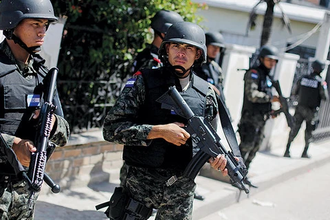 Lực lượng an ninh Honduras. (Nguồn: insightcrime.org)