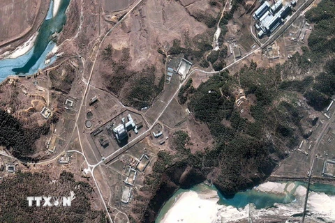 Lò phản ứng hạt nhân Yongbyon nằm cách thủ đô Bình Nhưỡng, Triều Tiên khoảng 90km về phía Bắc. (Nguồn: EPA/TTXVN)