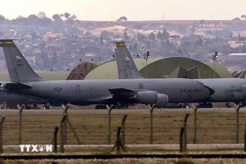 Căn cứ không quân Incirlik, ngoại ô Adana, Thổ Nhĩ Kỳ. (Nguồn: AFP/TTXVN)
