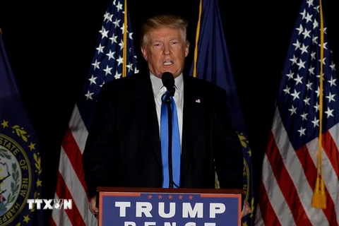 Ứng cử viên Tổng thống của đảng Cộng hòa Donald Trump. (Nguồn: AFP/TTXVN)