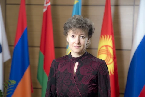 Bộ trưởng Thương mại Ủy ban Kinh tế Á-Âu Veronika Nikishina. (Nguồn: therussophile.org)