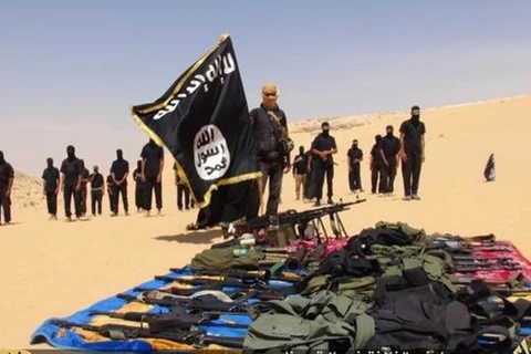 Các phần tử thánh chiến của nhóm Wilayat Sinai. (Nguồn: albawabhnews.com)