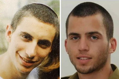 Hai binh sỹ Israel là Oron Shaul và Hadar Goldin. (Nguồn: Reuters)