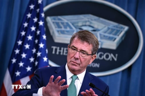 Bộ trưởng Quốc phòng Mỹ Ashton Carter. (Nguồn: AFP/TTXVN)