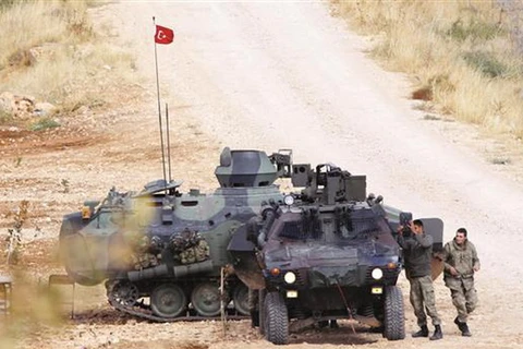 Xe tăng Thổ Nhĩ Kỳ. (Nguồn: AA)