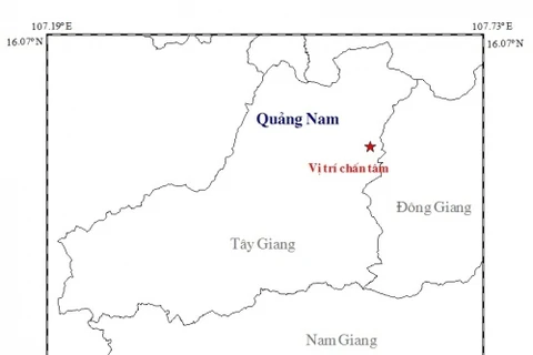 Liên tục xuất hiện động đất tại các huyện miền núi tỉnh Quảng Nam