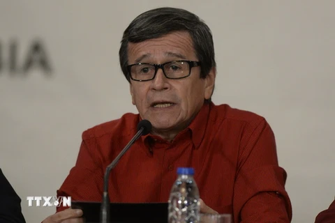 Trưởng đoàn đàm phán ELN Pablo Beltran. (Nguồn: AFP/TTXVN)