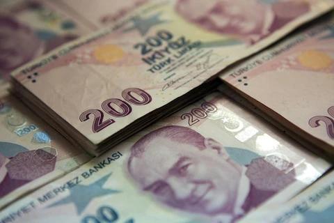 Đồng lira của Thổ Nhĩ Kỳ. (Nguồn: Bloomberg)