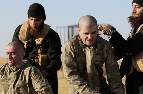 IS tung video có cảnh thiêu sống 2 binh sỹ Thổ Nhĩ Kỳ (Nguồn: nypost.com)