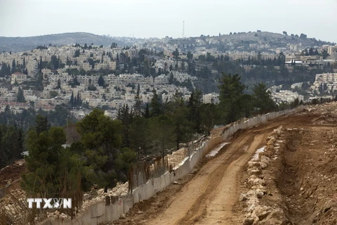 Khu định cư Ramat Shlomo thuộc phía ở Jerusalem. (Nguồn: EPA/TTXVN)