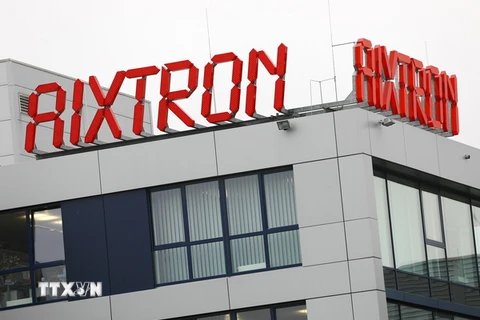 Trụ sở công ty điện tử Aixtron ở Herzogenrath, Đức. (Nguồn: AP/TTXVN)
